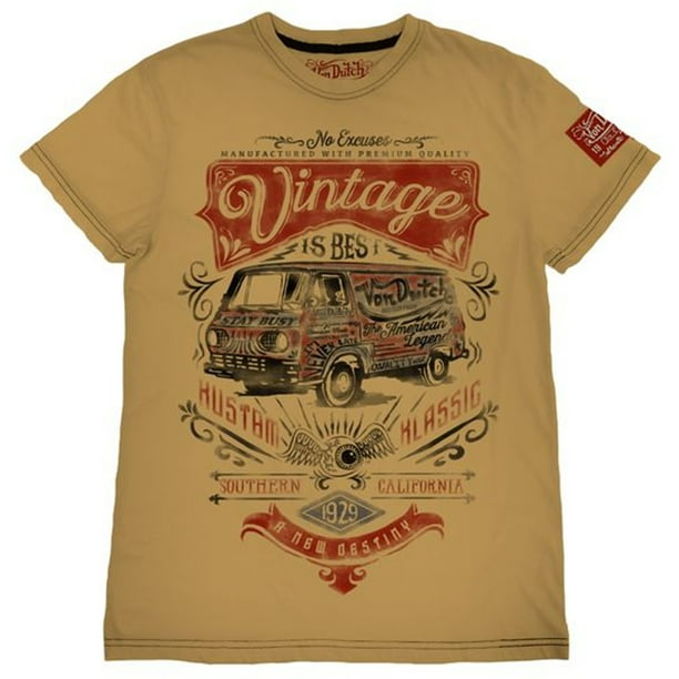 Von Dutch Von Dutch Authentic Logo Design Short Sleeve Men's TShirt