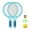 2 Pcs Blue, variant on Apmemiss Clearance Badminton Racket for Kids - Outdoor Racquet Sports Toys for Children with shuttlecocks, Beach Lawn Yard Badminton Set Game for Kids and Adults,Backyard Outside Sport Game