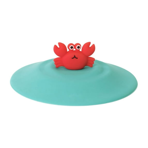 Gourmet Art Crab Silicone Food Grade Magic Cup Cap, Drink Cup Lids. ideal for Mugs, Cups and Glass.