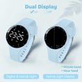 thumbnail image 5 of Mens Sports Watches, Digital Watch with Timer, Dual Vibrating Alarms, LED Display,Pedometer Mens Sports Watch Valentine's Day Gift, 5 of 7