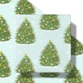 thumbnail image 7 of Christmas Tree Wrapping Paper Roll Elegant Gold Xmas Tree Gift Wrap Paper for Holiday Gifts, Party, DIY Crafts, 58x23in, 1 Roll, 7 of 7