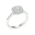 thumbnail image 2 of Imperial 3/4 Ct TDW Round Diamond Double Halo Engagement Ring in 10K White Gold (H-I, I2), 2 of 4