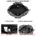 thumbnail image 3 of Gray Cow Grass Pattern Travel Tote Bags for Women Carry On,Large Weekender Bags for Women Travel,Multi Functional Duffle Bag for Work,Shopping,Sports, 3 of 5