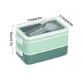 thumbnail image 3 of Yhmxh Compartmentalised Lunch Box For Students And Office Workers Suitable For Microwaveable Kitchen Utensils Set Kitchen Organization Kitchen Essentials Home and Kitchen Kitchen Tools, 3 of 6
