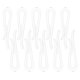 thumbnail image 1 of BRIGHTFUFU 100 unids Plástico Transparente Clip Multifunción Medias Clip de tela Toothed Pinza para Camisa Bra Briefs Calcetines Pantalones, 1 of 1