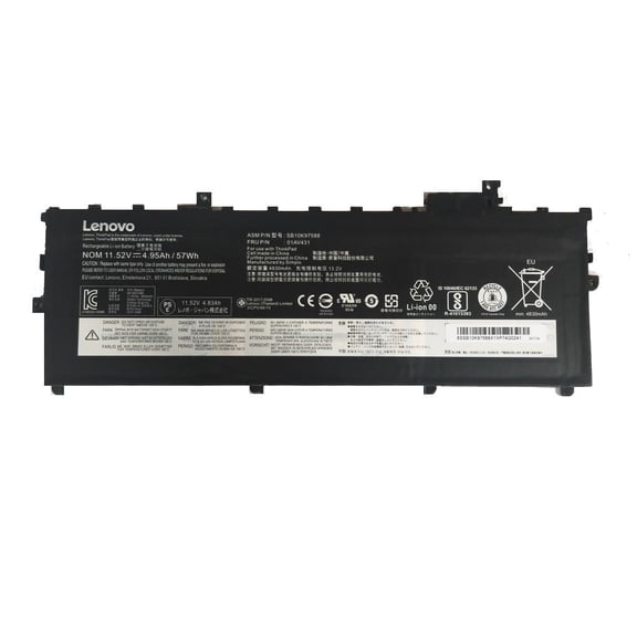 New Genuine Lenovo Thinkpad X1 Carbon 5th 2017 Series Battery SB10K97587 01AV431