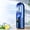Blue, variant on JEBTBFZE 6-Speed Bladeless Electric Fan with 7-Color Light & 100ml Water Tank, Portable Desktop Personal Cooler for Bedroom Office Dorm (White)