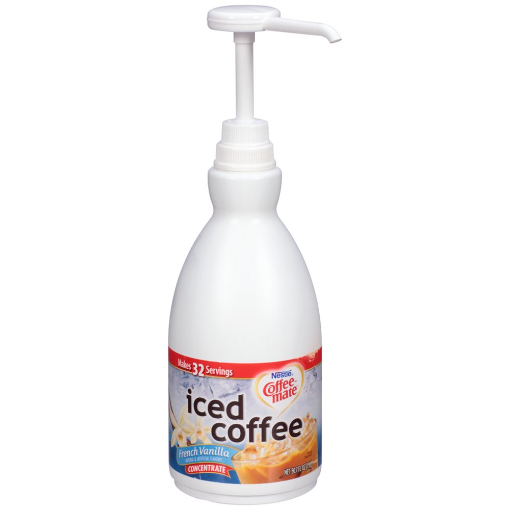 CoffeeMate French Vanilla Iced Coffee Concentrate Creamer 49.6 fl. oz
