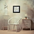 thumbnail image 4 of Northern Lights 12x12 Black Modern Framed Museum Art Print Titled - Soft Nature yellow And grey III, 4 of 5
