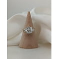 thumbnail image 6 of SOLITAIRE JEWELS 3.1Ct Cushion Moissanite Diamond 3 Stones Engagement Solitaire Ring for Women Solid 14k Yellow Gold, 14k Yellow Gold Solitaire Ring, 6 of 7
