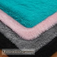 thumbnail image 5 of Lochas Soft Shag Carpet Fluffy Rug for Living Room Bedroom Big Area Rugs Floor Mat Home Decor,4'X6',Black, 5 of 5