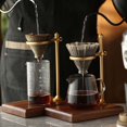 thumbnail image 4 of Pour Over Stand Coffee Station Coffee Dripper Filter Holder Wood Base Adjustable, 4 of 4
