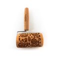 thumbnail image 4 of Mini Rouleau Gravé avec Motif pour Biscuits Gaufrés (Coq FOLK), 4 of 4