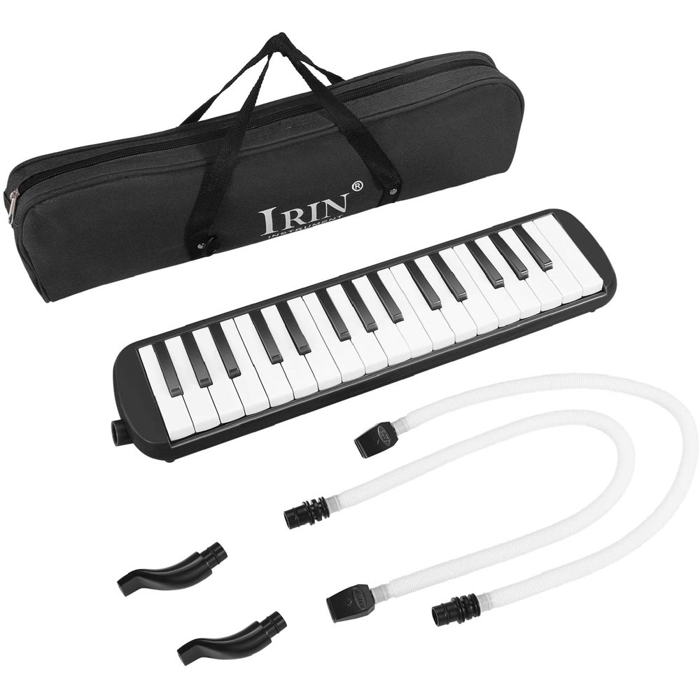 Melodica 32 Key (Black) Pianica Blow Piano Keyboard Harmonica Wind