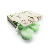 Mistletoe Moments Tealight Candles Multi Pack - 12 Green Premium Scented Tea Lights - Shortie's Candle Company