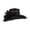 Black, variant on Women's Summer Wide Brim Sun Hat Beach Travel Outdoor Activities Travel Beach Wedding Tea Party Fascinator Headwear Grey One Size