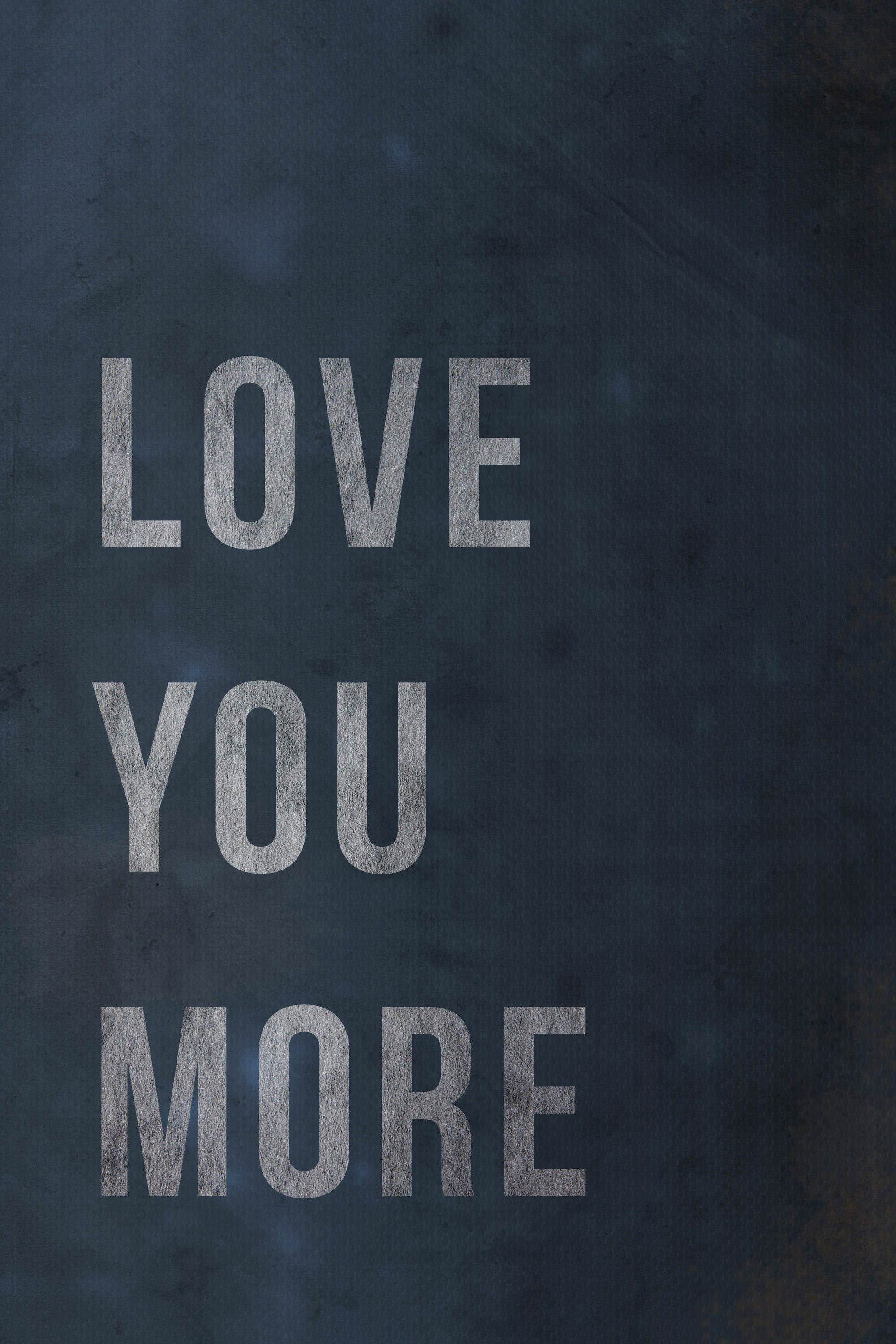 Love You More III Painting Print on Wrapped Canvas