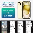 thumbnail image 6 of with Magnetic Invisible Stand Phone Case for iPhone 15 6.1 inches, Silicone Compatible with Magsafe Military Grade Full Camera Protection Phone Covers for Women Men(Black), 6 of 7