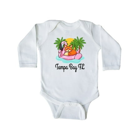

Inktastic Tampa Bay Florida Flamingo Gift Baby Girl Long Sleeve Bodysuit