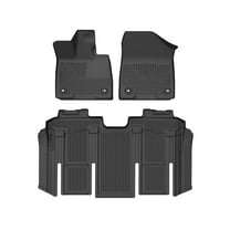 Husky Liners 93851 Weatherbeater Floor Mats Fit 2021-2025 Toyota Sienna w/ 2nd Row Bucket Seats Front/2nd Row Liners 3pc Black