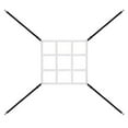 thumbnail image 1 of Yimiti Adjustable Strike Zone Target for Baseball Net Practice Throwing and Hitting,white, 1 of 9
