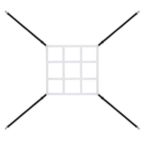 Yimiti Adjustable Strike Zone Target for Baseball Net Practice Throwing and Hitting,white