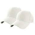 thumbnail image 2 of Men's Solid Color Baseball Cap 2 Pack Casual Sports Outdoor Summer Hats, 2 of 2