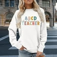 thumbnail image 3 of Women's Sweatshirts 2025 Back To School Sweatshirt Sped Teacher Sweatshirts Casual Pullover Tops Sweatshirt for Women, 3 of 5