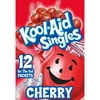 Kool-Aid Singles Sugar-Sweetened Cherry Artificially Flavored Powdered Soft Drink Mix, 12 ct On-the-Go-Packets