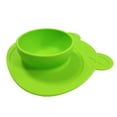 thumbnail image 5 of Wrapables® Silicone Placemat + Suction Food Bowl for Baby, Green Bear, 5 of 6