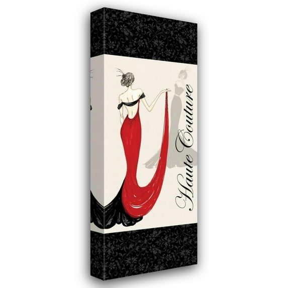 Katie Guinn 16x40 Gallery Wrapped Canvas Wall Art Titled - Haute Couture II
