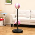 thumbnail image 5 of Costway Kids Punching Bag Toy Set Adjustable Stand Boxing Glove Speed Ball with Pump Pink, 5 of 10