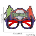 thumbnail image 2 of Pieza de utilería Gafas Gafas de fiesta Accesorios de fútbol Cumpleaños decorativos Novedad Palabra Gafas de sol Foto Copa divertida Aficionados temáticos Favores de fútbol, 2 of 8