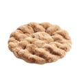 thumbnail image 2 of Round Fluffy Pet Cushion Thick Padded Plush Rest Bed Mat for Small Medium Dog Cat Indoor Sleeping Lounging, 2 of 6