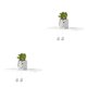 thumbnail image 3 of Toystoory Plantas artificiales para interiores en macetas - Decoración decorativa y encantadora para el hogar grimace02 mueca02 2Conjunto, 3 of 6