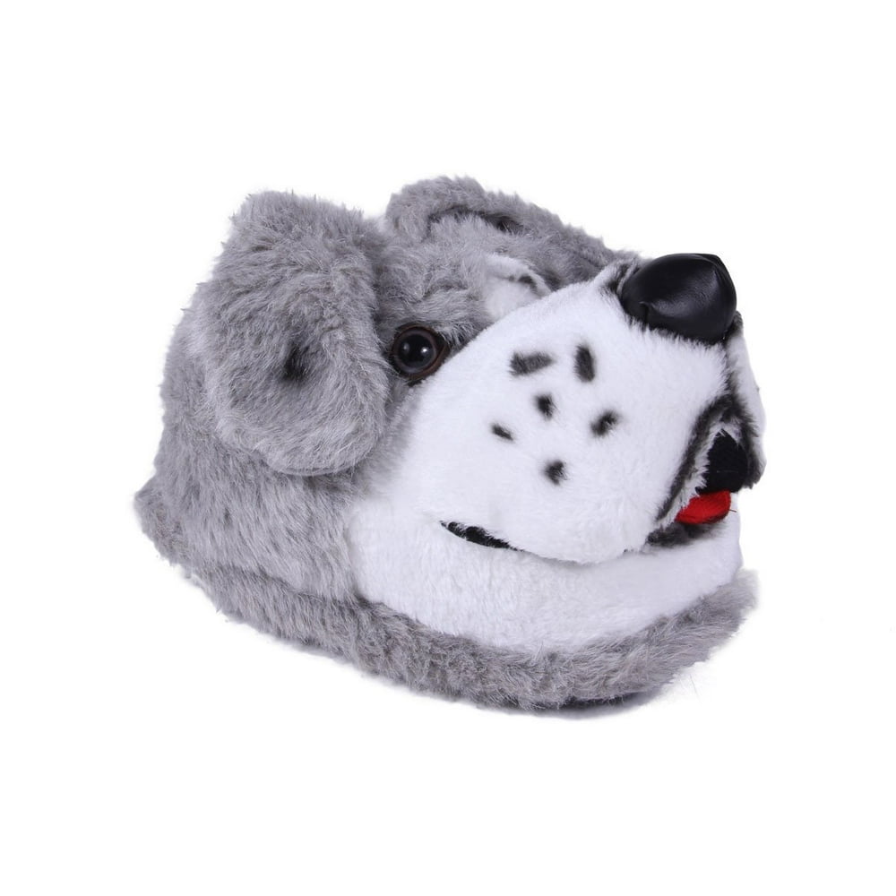 Comfy Feet Happy Feet Mens and Womens Sheepdog Animal Slippers