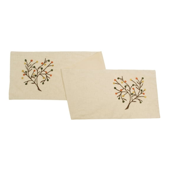 Vickerman 12" x 60" Harvest Branch Table Runner