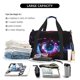 thumbnail image 5 of Fotbe v Bolsa de Viaje con Estampado, Bolsa de Fin de Semana para Mujer con Compartimento para Zapatos, Bolsa de Gimnasio con Bolsillo Húmedo, 5 of 7