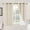 Bleached Sand-42"W x 54"L (Pack of 2), variant on Cobblestone 100"W x 96"L (Pack of 1) Linen Blackout Patio Door Curtain Panel