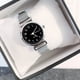 thumbnail image 2 of Elegante y moderno reloj de mujer de estilo retro europeo y americano, reloj de pulsera pequeño y redondo simple coreano, 2 of 6