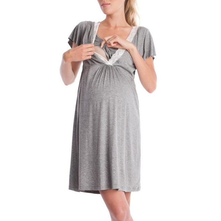 Ydojg Maternity Dress For Photoshoot Mother Lace Pregnants Casual