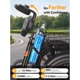 thumbnail image 3 of Jasion JT18 Step-Thru Electric Tricycle for Adults, 500W 3 Wheel Electric Bike with Front & Rear Baskets, 48V 13Ah Battery, 55-Mile Range, 18" Fat Tires, Black, 3 of 8