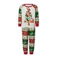 thumbnail image 4 of DuAnyozu Matching Family Pajamas Sets Christmas PJ's Jammies Matching Holiday Organic Cotton Pajamas Sleepwear for Family, 4 of 5