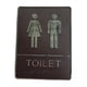 thumbnail image 1 of Letrero de baño ,letreros de baño,letrero de baño,decoración del hogar,hombres,mujeres,,puerta,letrero decorativo 3d,adhesivo acrílico,letrero de baño,etiqueta de pared,letrero de, 1 of 8