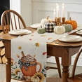 thumbnail image 3 of Thanksgiving Coffee Table Runner, Autumn Thanksgiving Kitchen Dining Table Decoration for Home Party Decor 13x72 Inches, 3 of 9