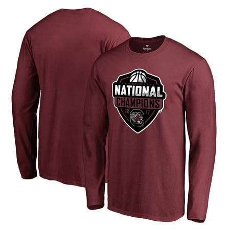 2004 Ncaa Basketball Champions - South Carolina Gamecocks Fanatics Branded 2017 NCAA Women's Basketball National Champions Official Logo Long Sleeve T-Shirt - Garnet