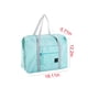 thumbnail image 3 of Bolsa de Viaje Plegable, 25 L, Ligera y Fácil de Transportar, Ideal para Mujer, Perfecta para El Gimnasio, El Deporte y Los Fines de Semana. Fabricada En Poliéster Resistente Al Agua. Color Azul., 3 of 5