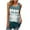 Green, variant on Patlollav Tank Top for Women Under $10.00, Womens Summer Tank Top Round-Neck Sleeveless Print Casual Fashion Blouse