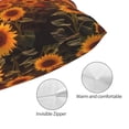 thumbnail image 3 of Rateoe Sunset Golden Sunflower Field Pattern Decorative Pillow Case,Throw Pillow Covers,Plush Pillow Cover,Soft Pillow Case,Velvet Pillow Case-20"x30", 3 of 6