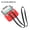 Red, variant on QKOO Shockproof Anti-scratch Silicone Case with Neck Strap For DJI Neo / Mini 3 / 3 Pro / Mavic 3